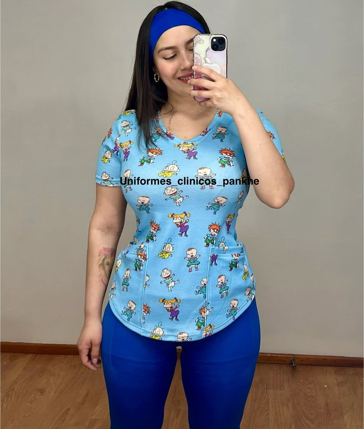 Polera Rugrats Celeste