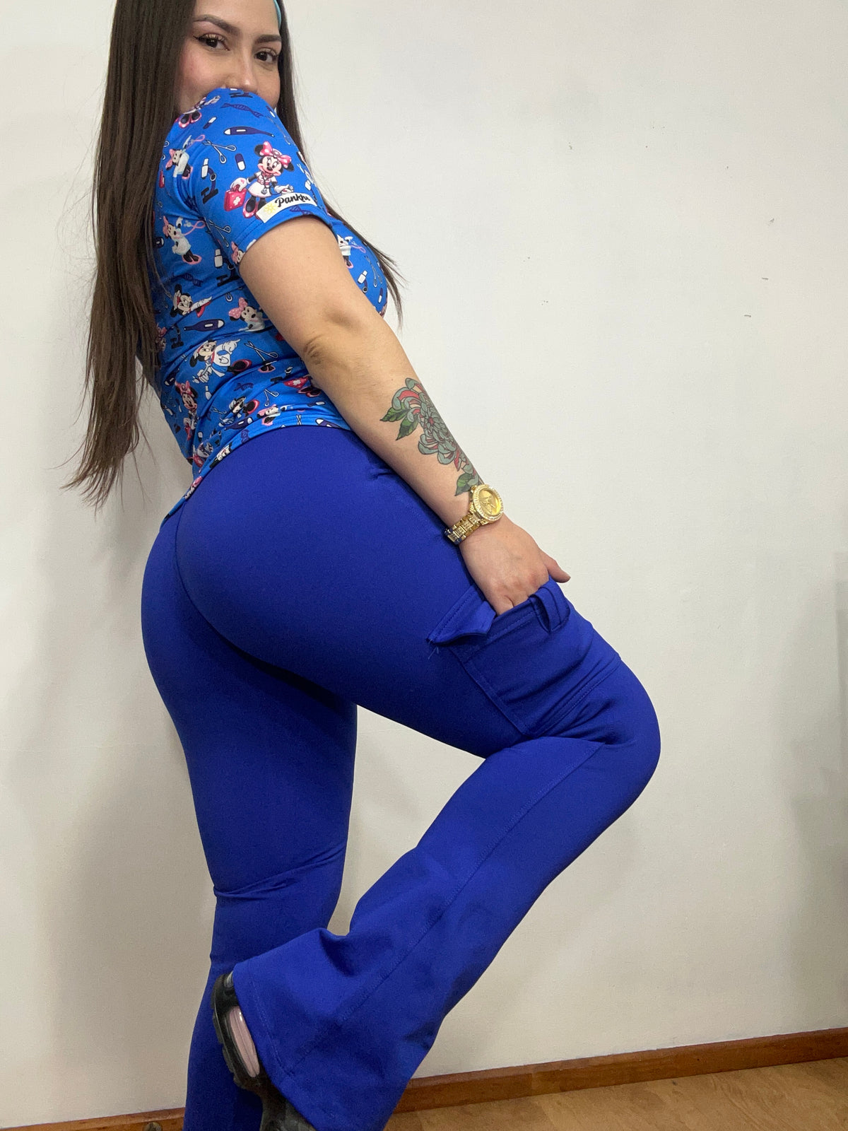 Pantalón Flare cargo