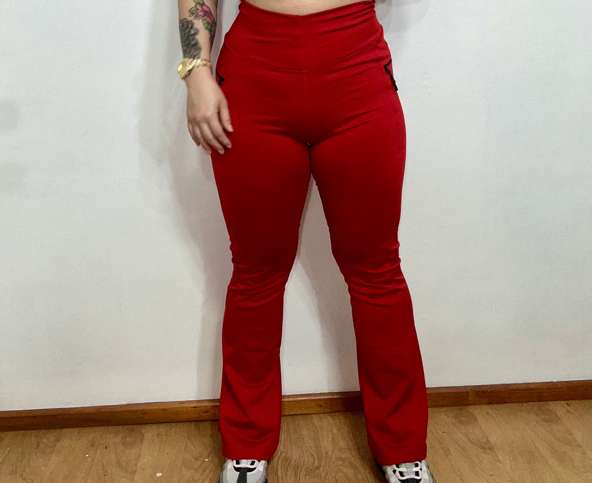 Pantalón Flare Cierre
