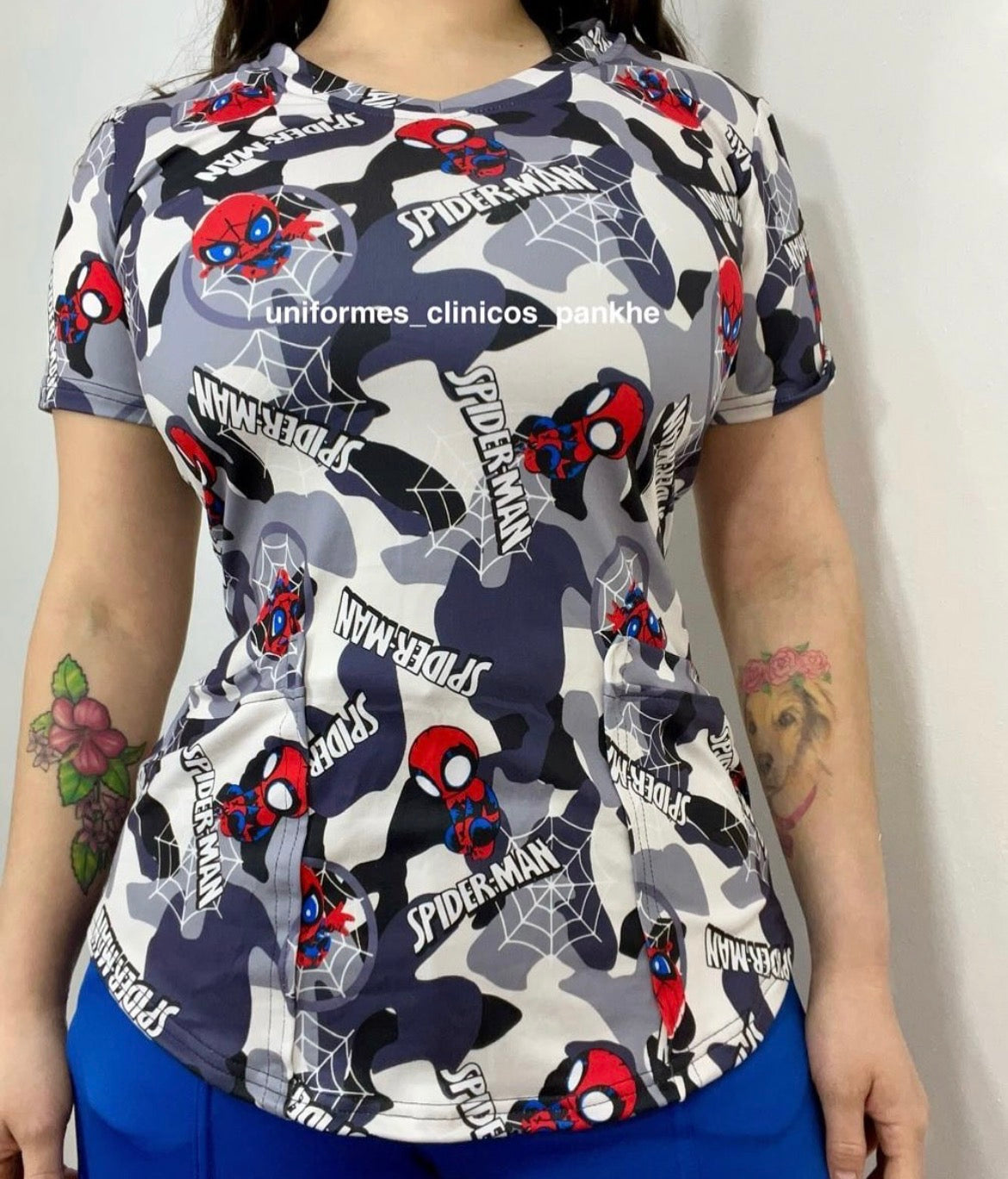 Polera Spider Gris
