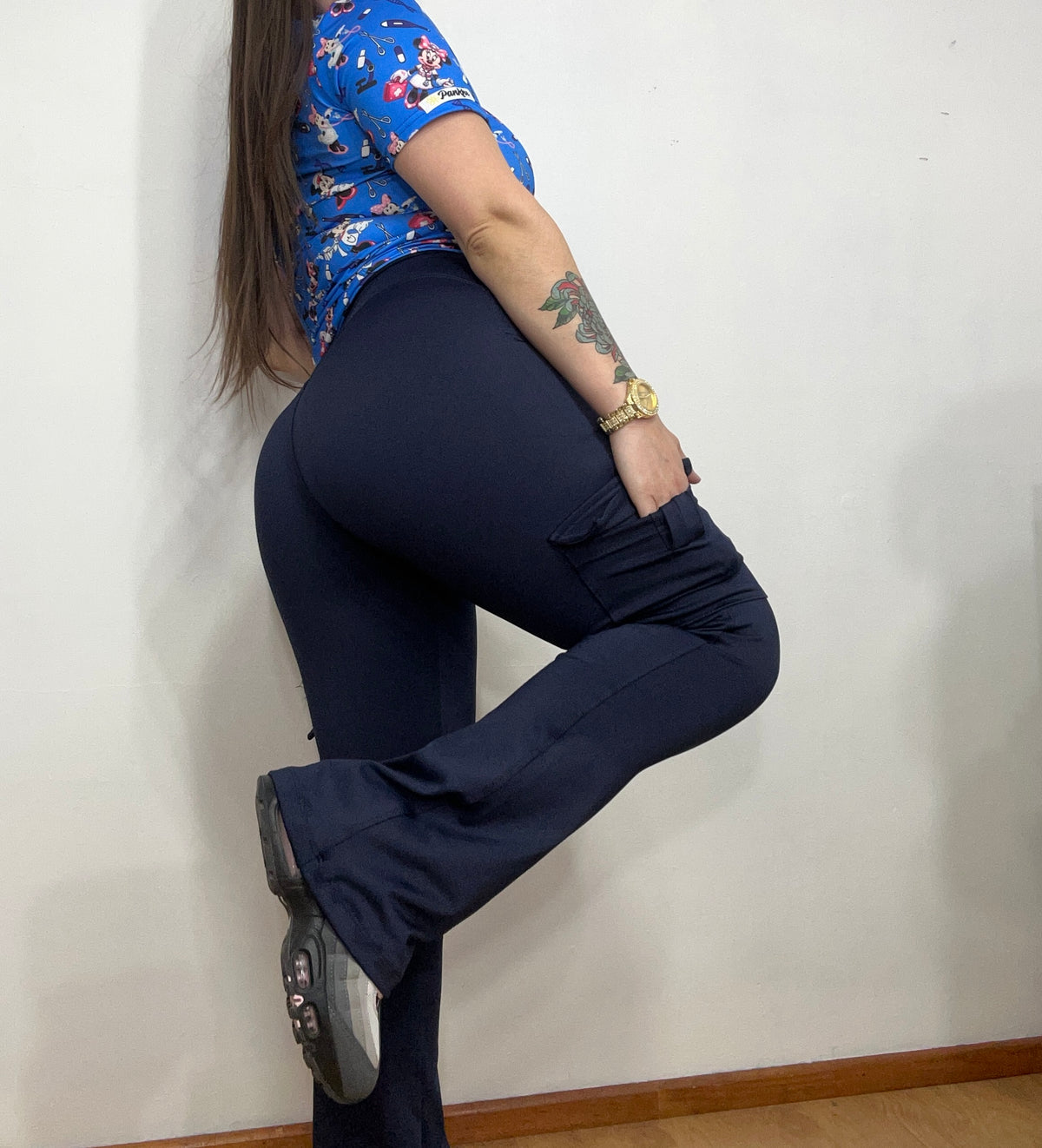 Pantalón Flare cargo