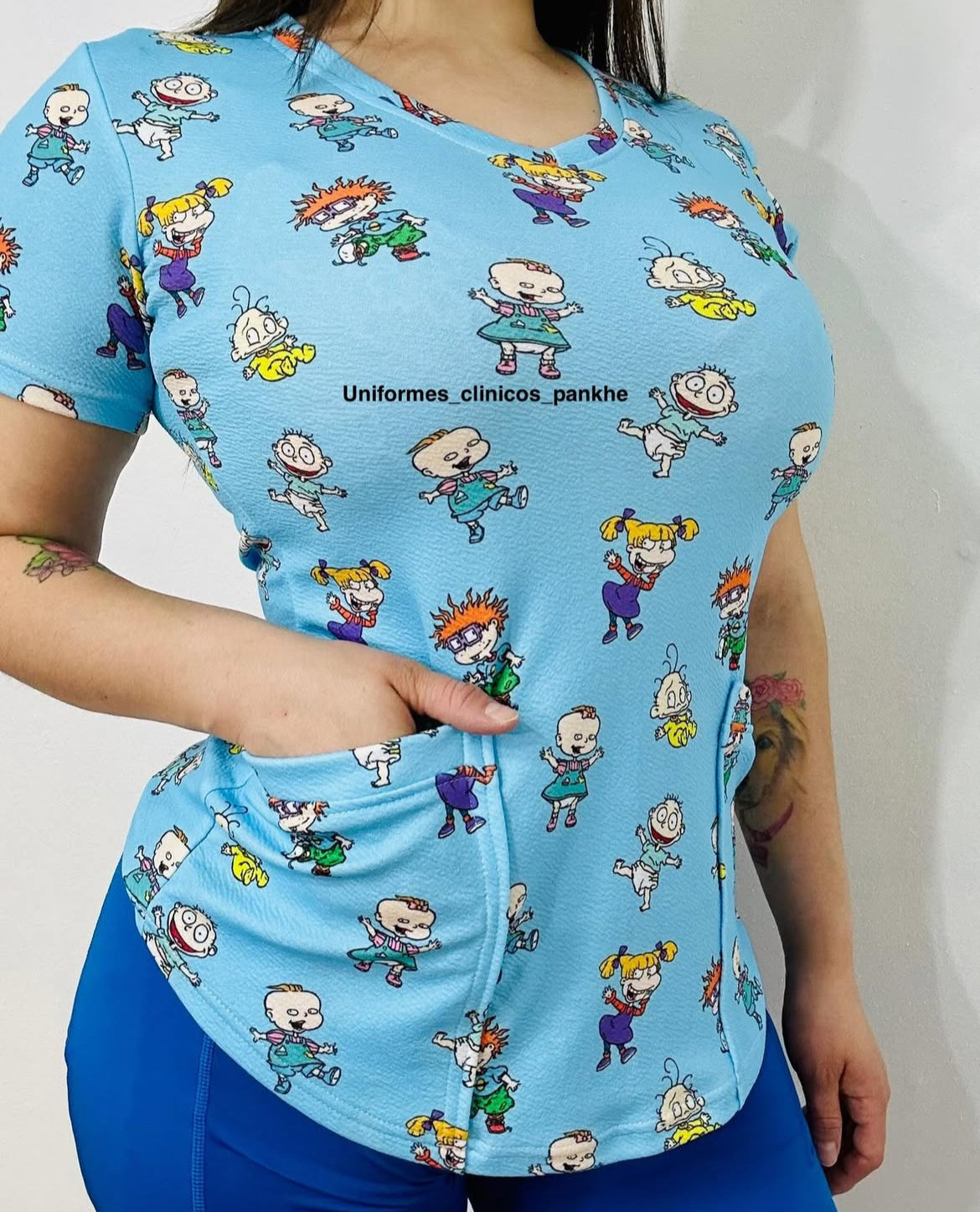 Polera Rugrats Celeste