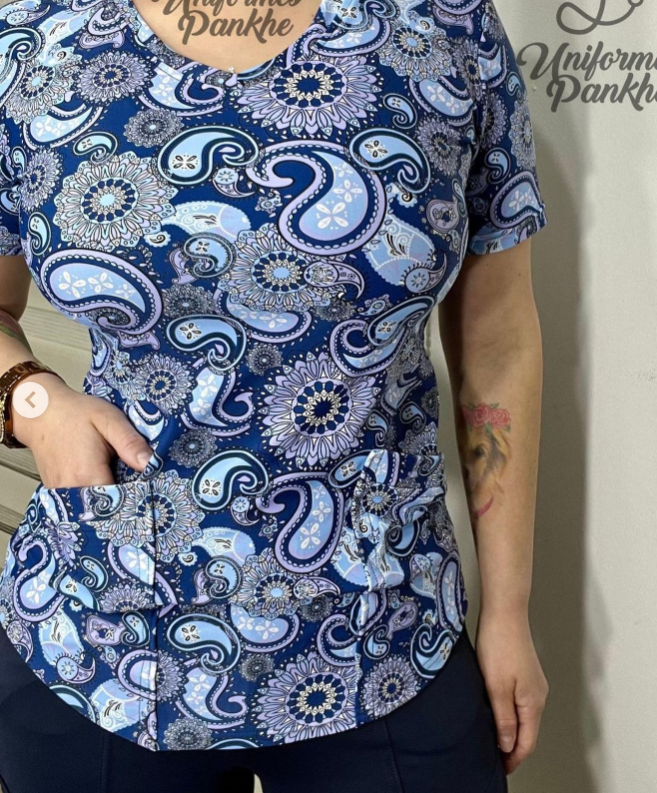 Polera Bandana azul marino