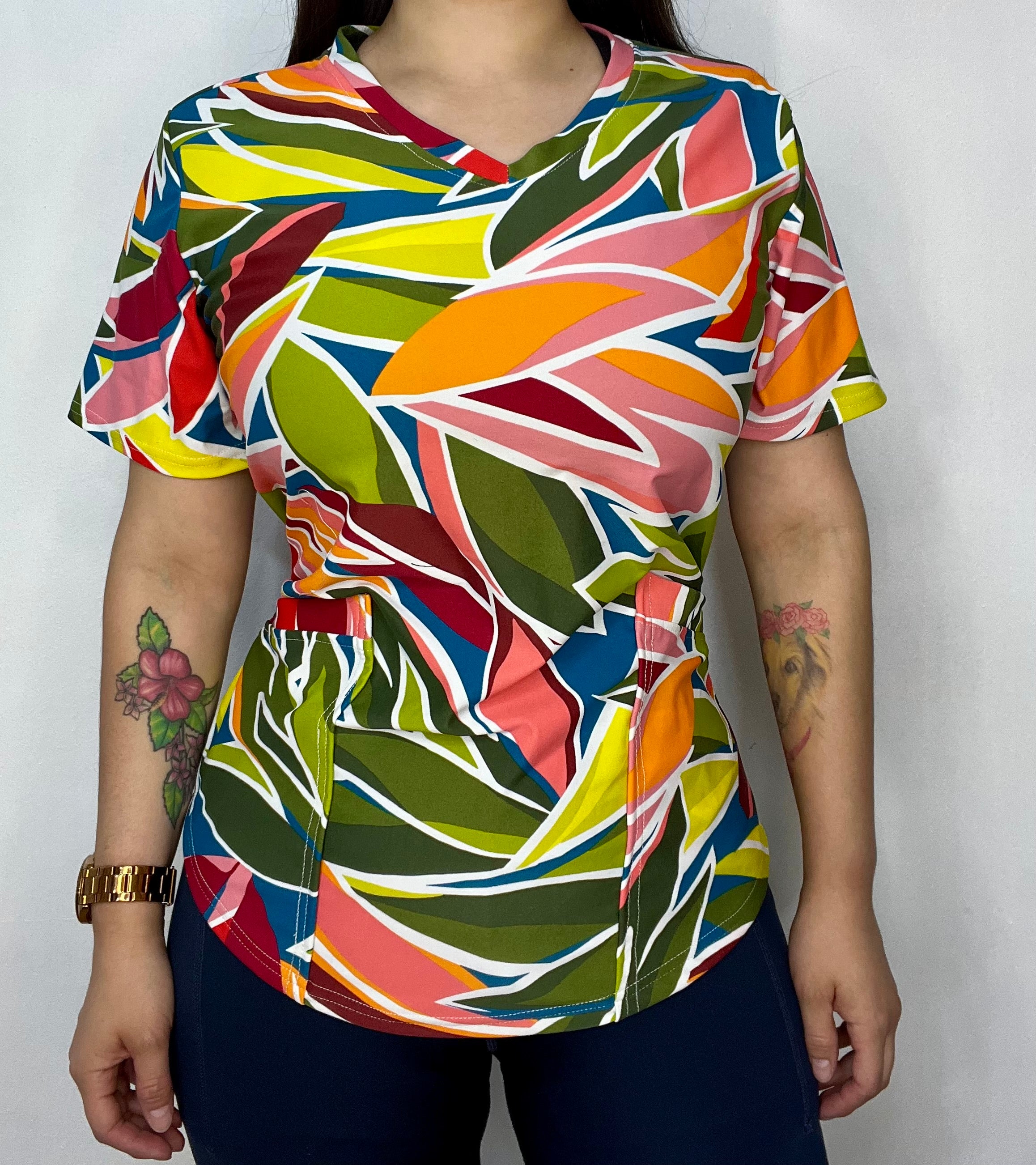 Polera Hoja Multicolor