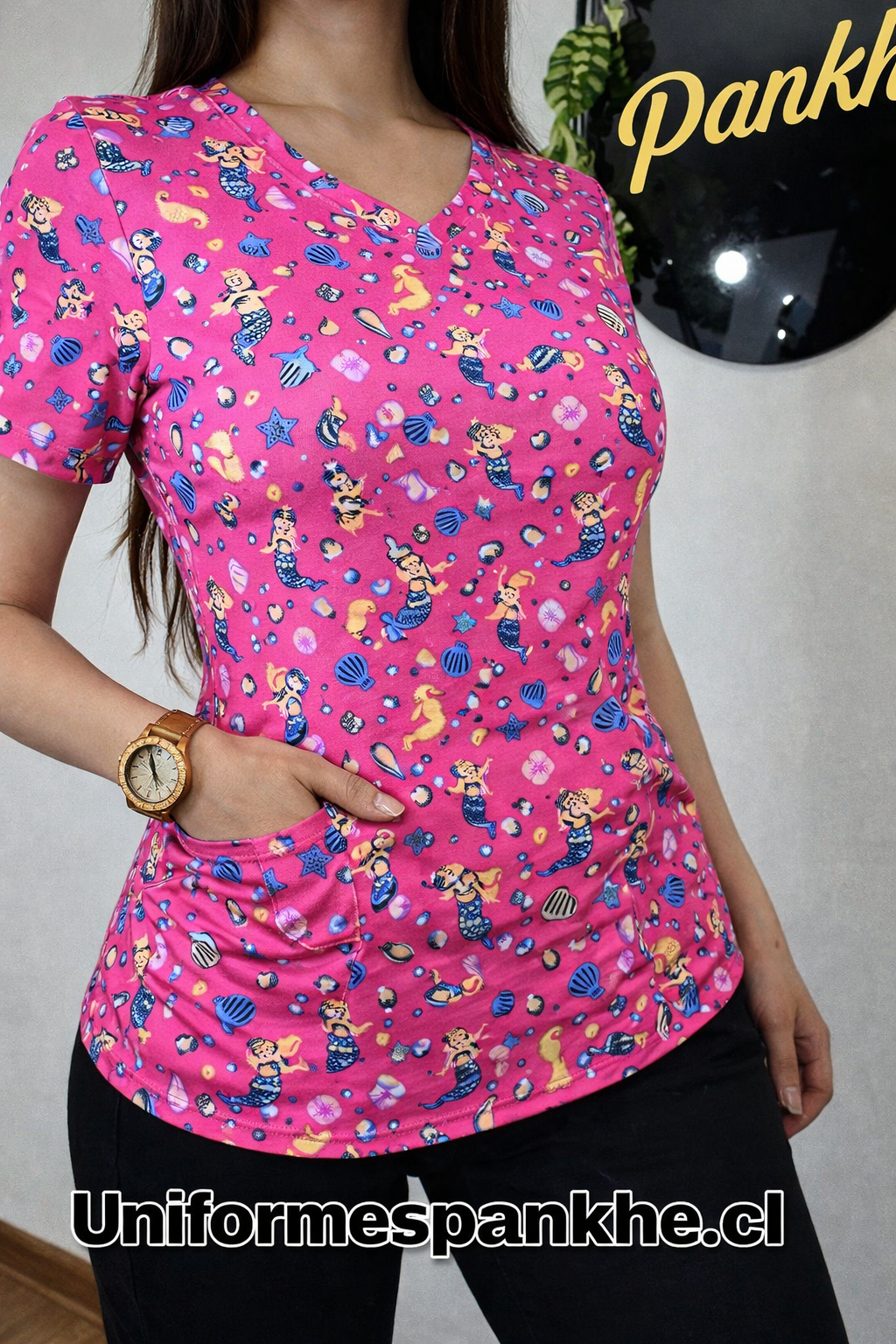Polera Crustáceo Fucsia