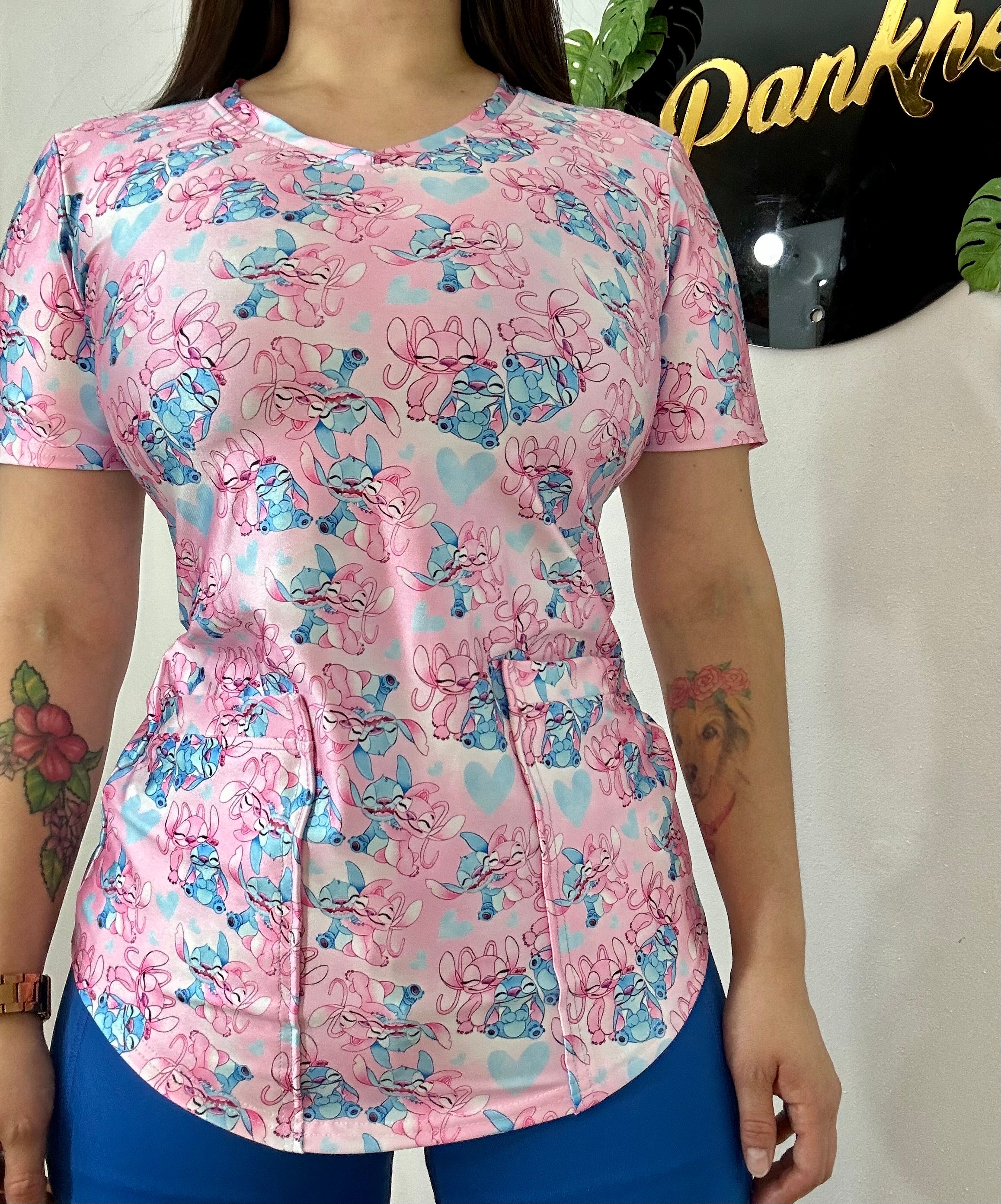 Polera Stitch Rosa