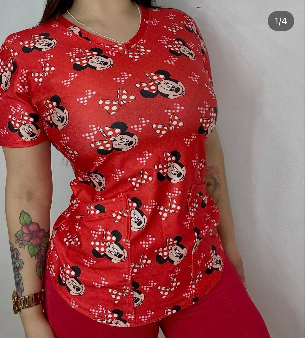 Polera Minnie roja