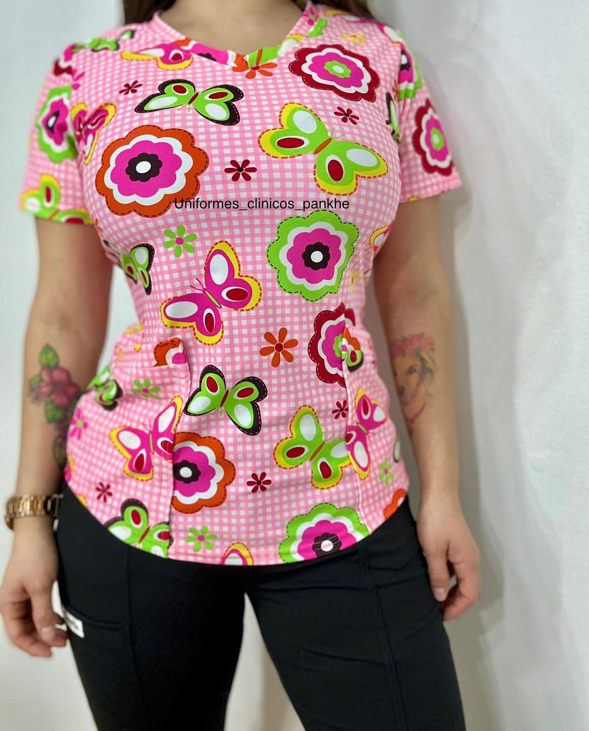 Polera Mariposa Cuadrille