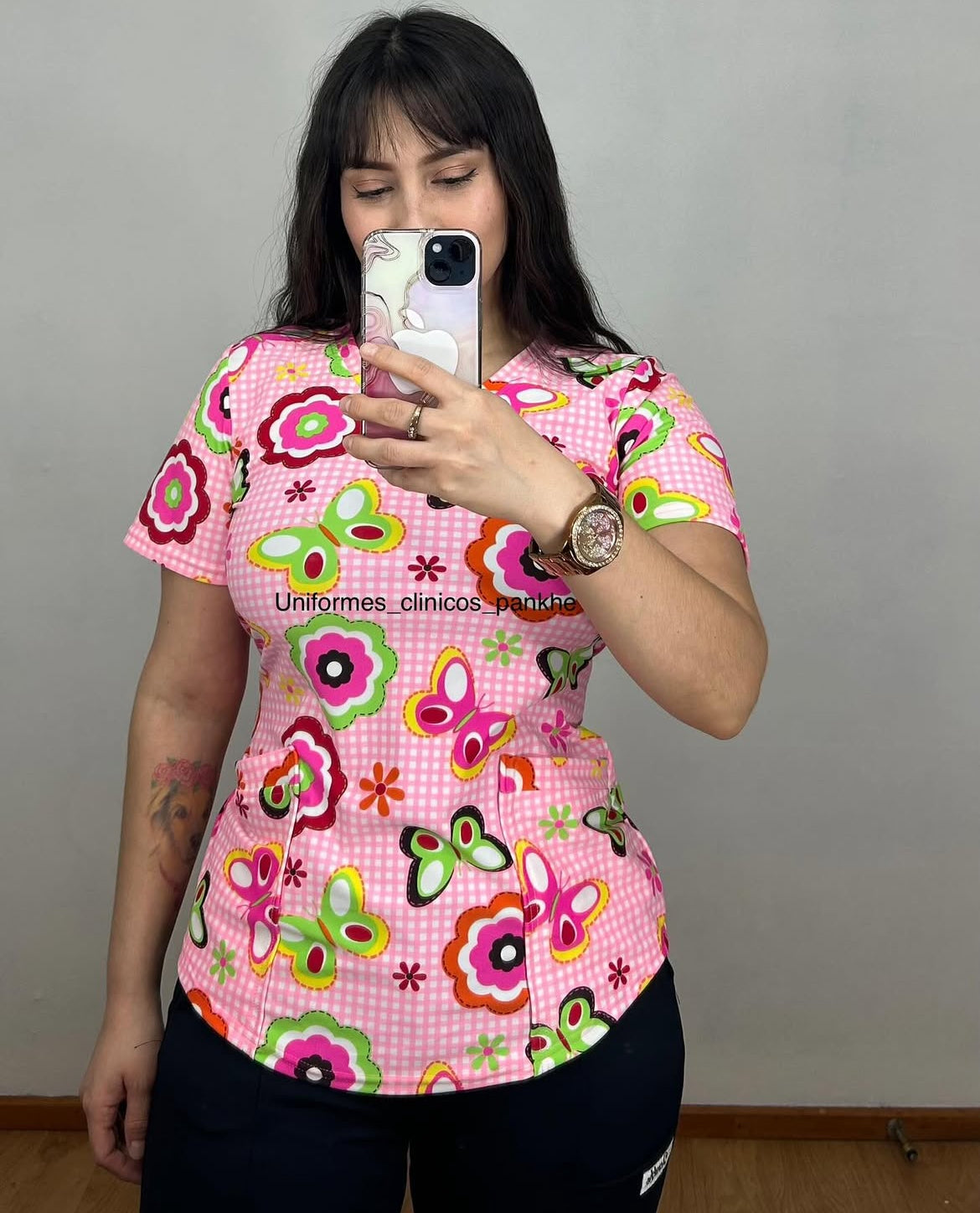 Polera Mariposa Cuadrille
