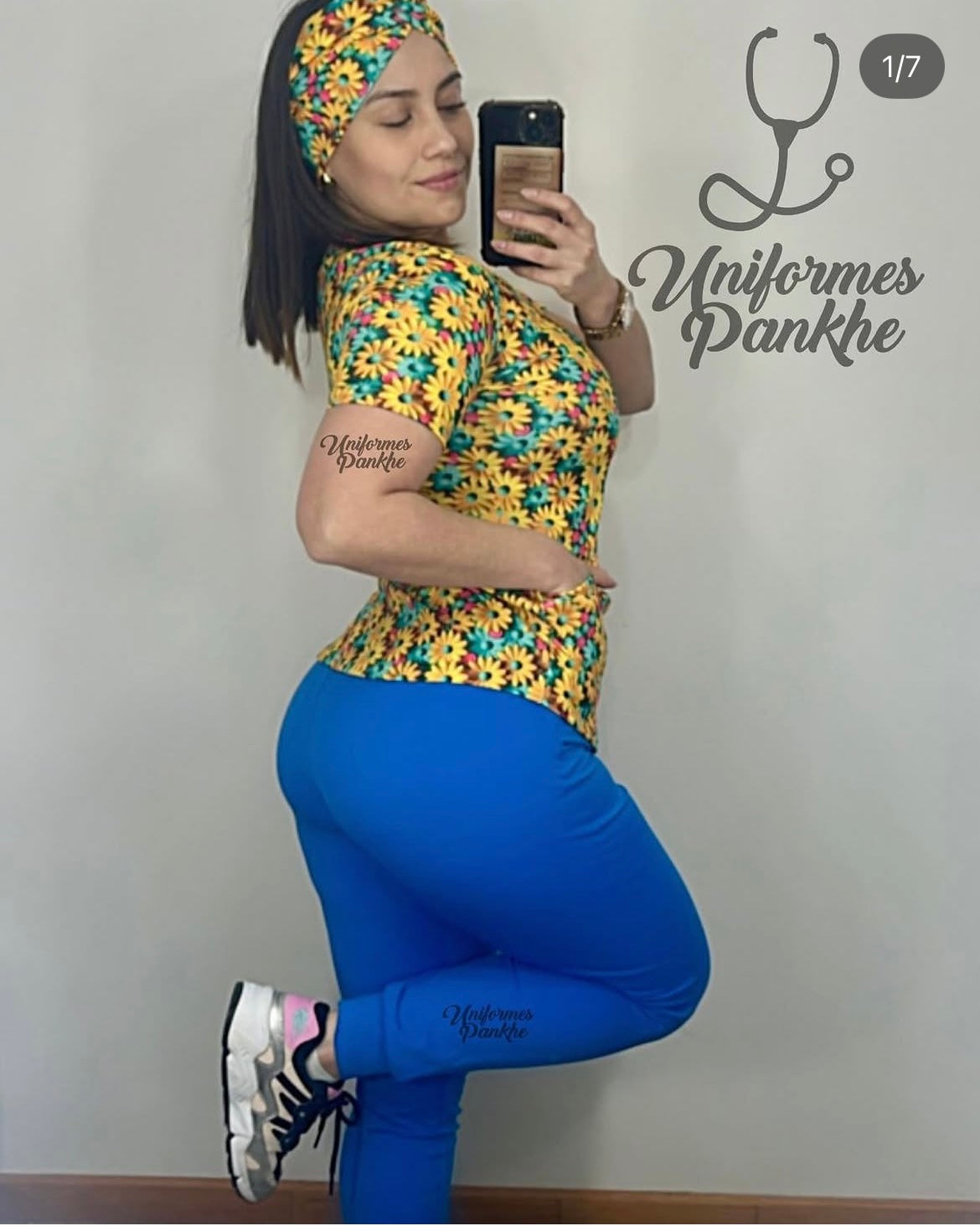 Pantalón Clínico Jogger azul rey